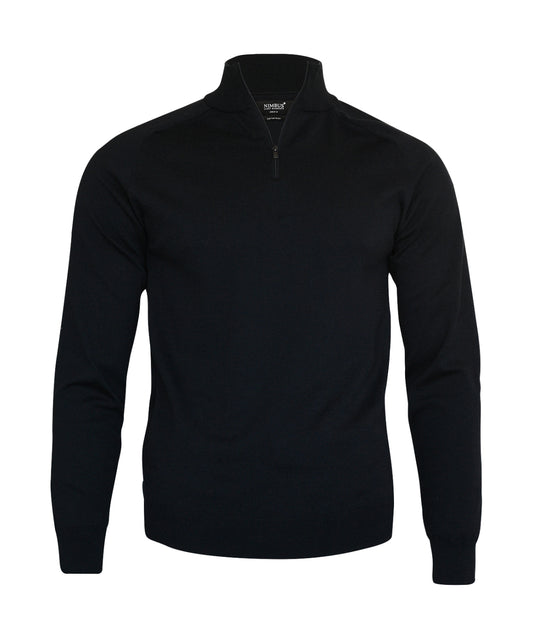 Nimbus NB121 Brighton 1/4-zip in Black