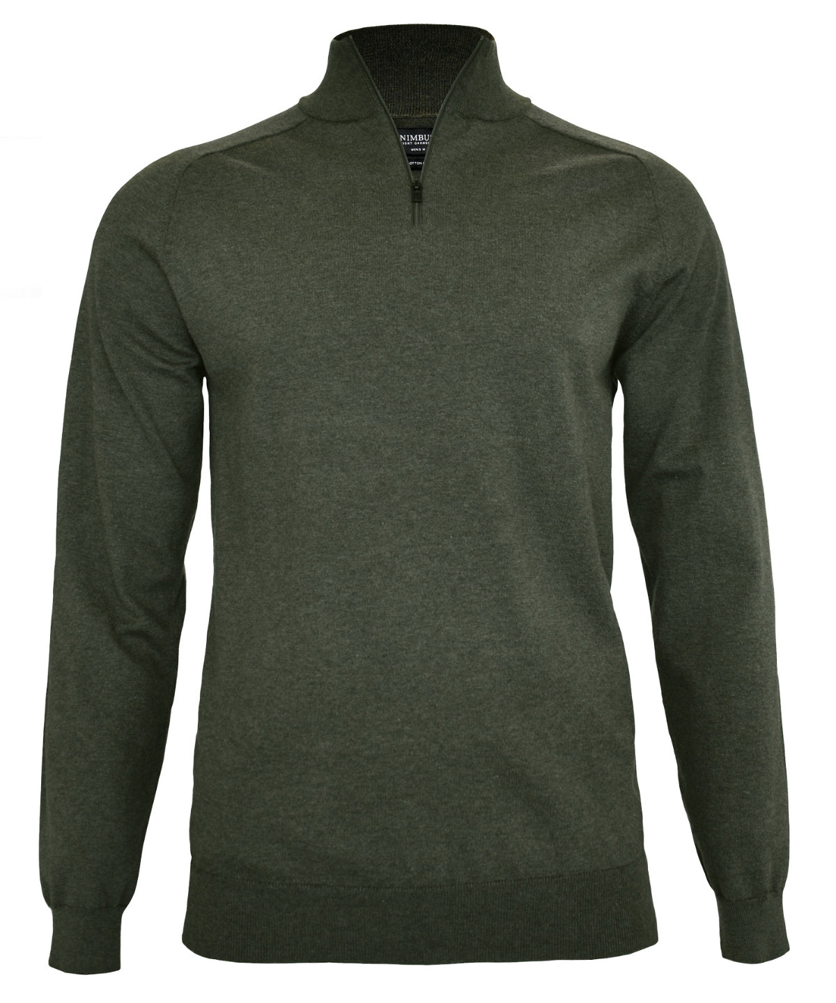 Nimbus NB121 Brighton 1/4-zip in Olive Melange