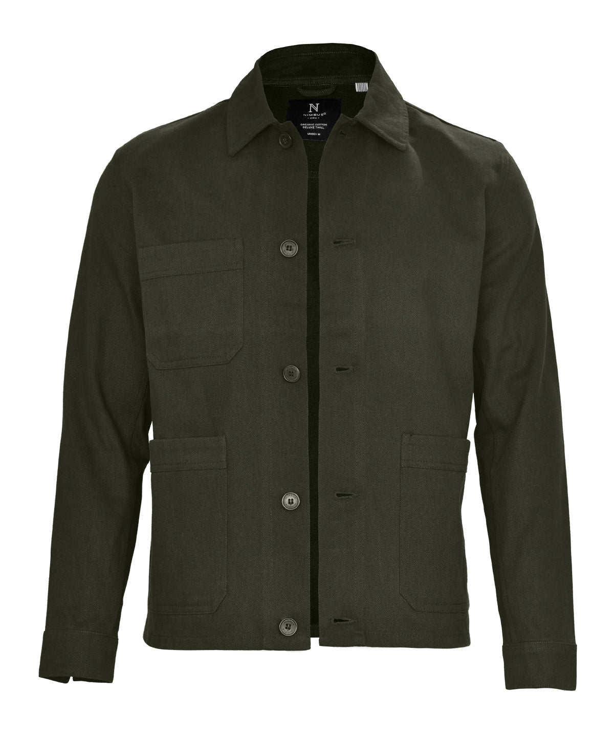 Nimbus NB133 Sonoma twill unisex overshirt in Olive