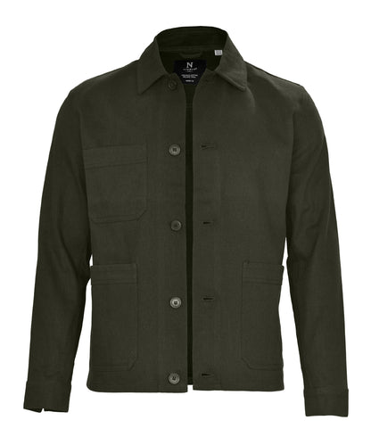 Nimbus NB133 Sonoma twill unisex overshirt in Olive