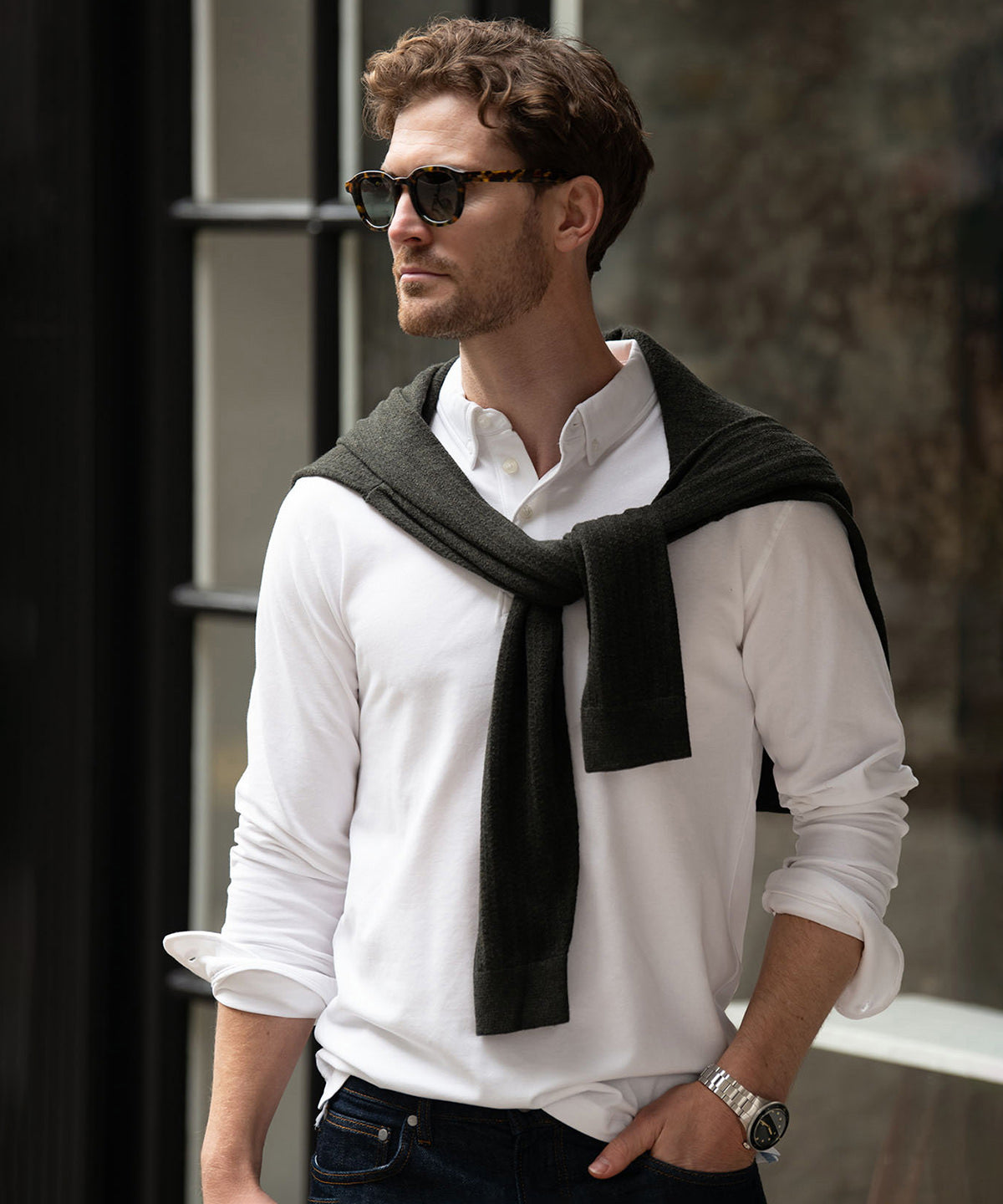 Nimbus NB71M Carlington – deluxe long sleeve polo