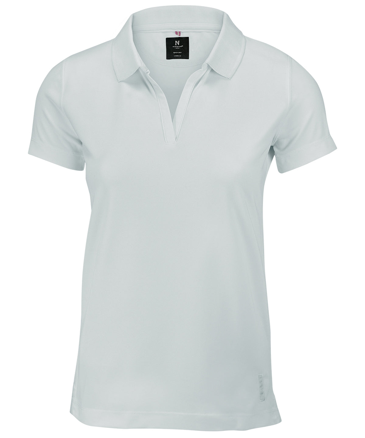 Nimbus NB86F Women’s Clearwater – quick-dry performance polo in Ice Grey