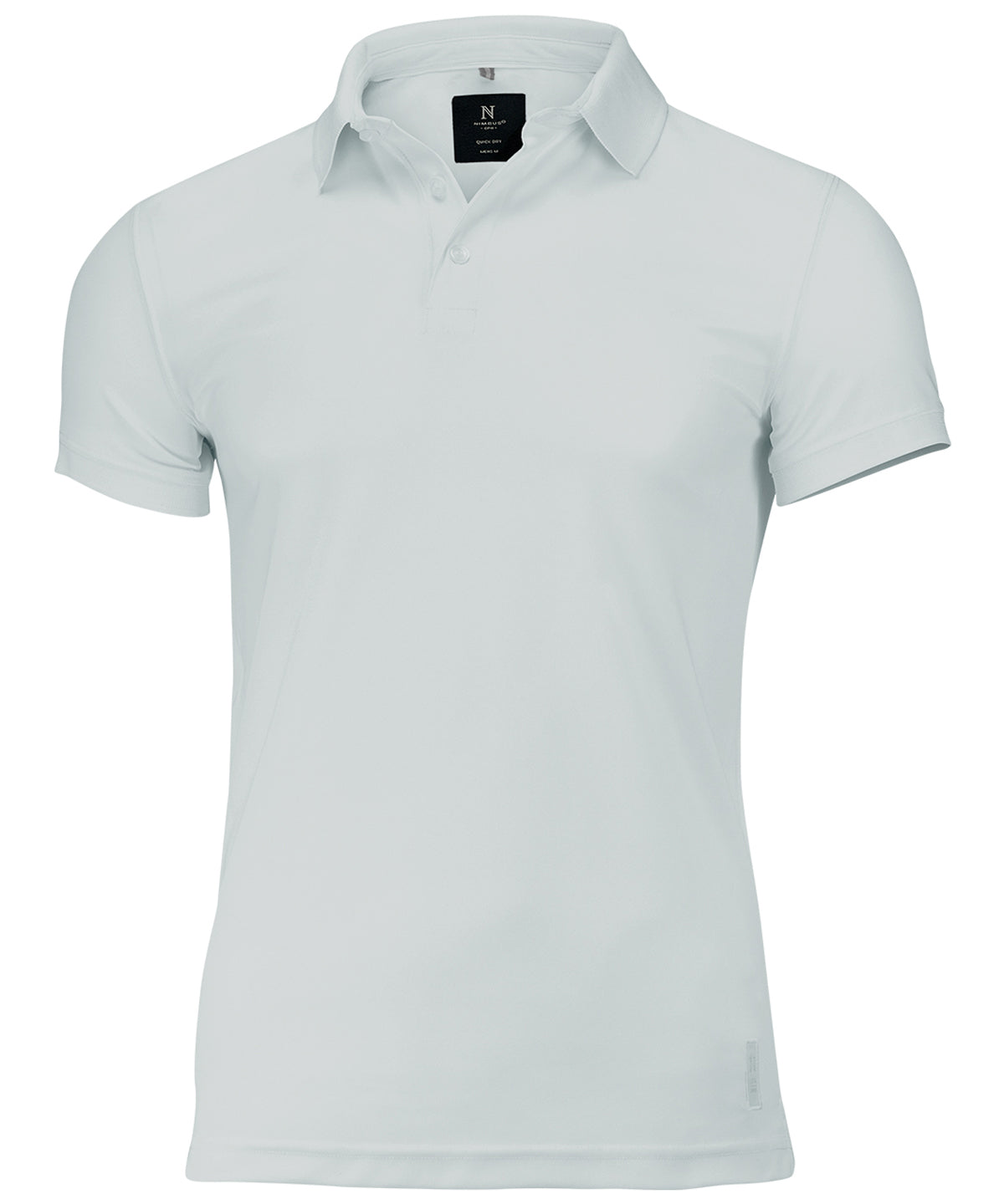 Nimbus NB86M Clearwater – quick-dry performance polo in Ice Grey