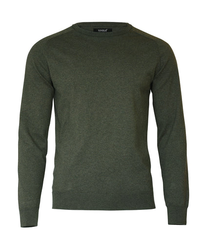 Nimbus NB94M Brighton – elegant round neck in Olive Melange