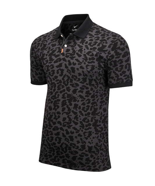 Nike NK336 Nike polo golf primal print slim in Smoke Grey/Black