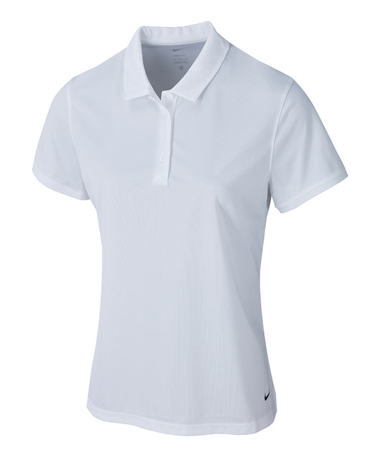 Nike NK344 Women’s Nike victory solid polo in White/Black