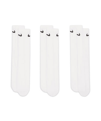 Nike NK359 Nike everyday crew socks (3 pairs) in White/Black