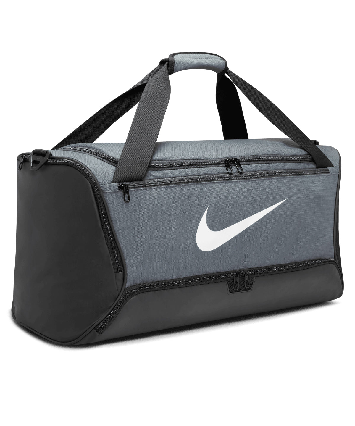 Nike NK371 Nike Brasilia 9.5 training medium duffle (60L) in Grey/Black/White