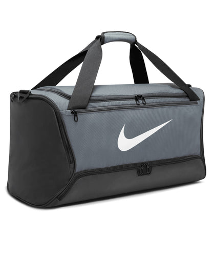 Nike NK371 Nike Brasilia 9.5 training medium duffle (60L) in Grey/Black/White