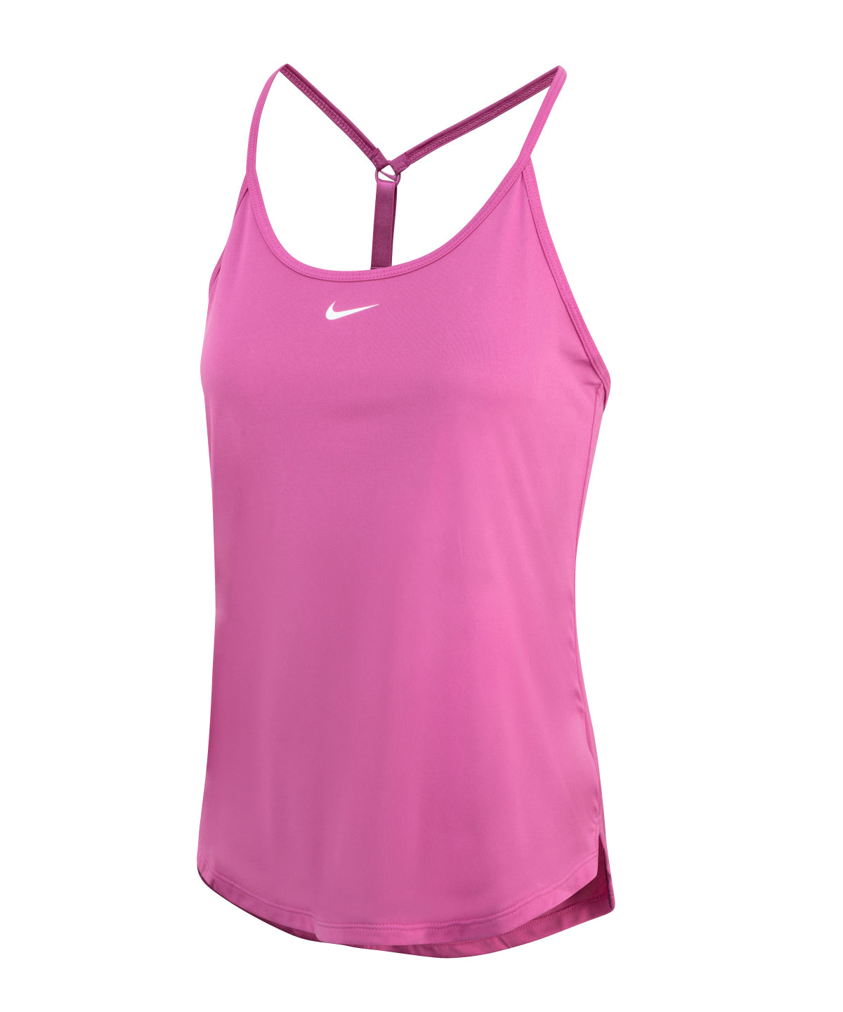 Nike NK375 Women’s Nike One Dri-FIT Elastika standard fit tank in Cosmic Fuchsia/White