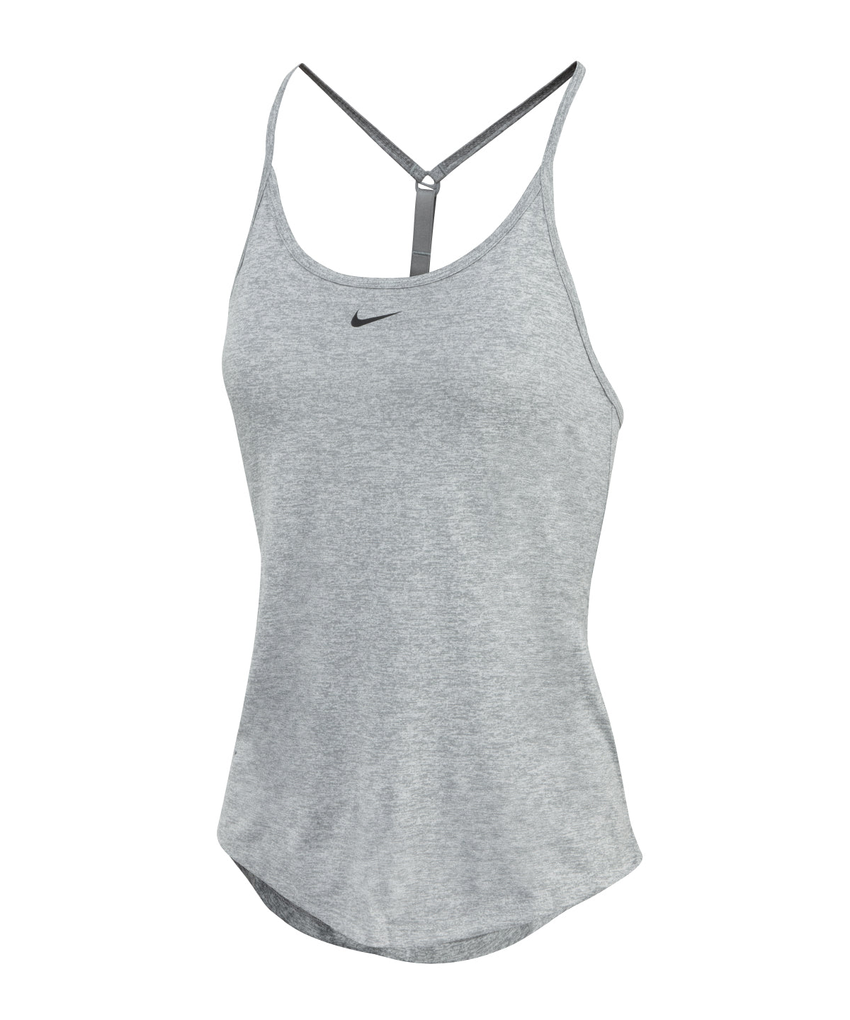 Nike NK375 Women’s Nike One Dri-FIT Elastika standard fit tank in Particle Grey/Heather/Black