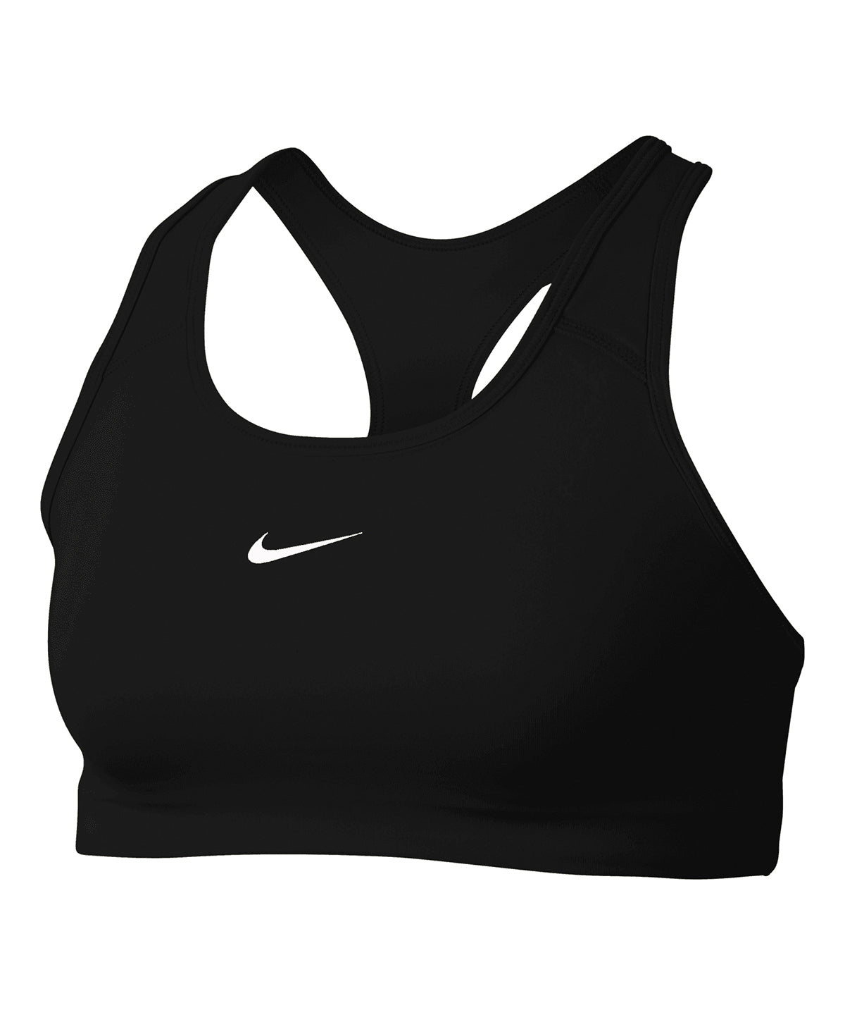 Nike NK379 Women’s Nike Dri-FIT Swoosh one-piece bra in Black/White