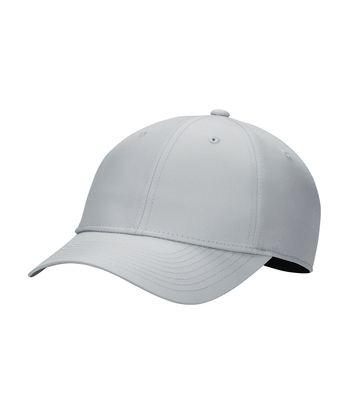 Nike NK393 Nike Dri-FIT Club cap CB custom in Light Smoke Grey/White