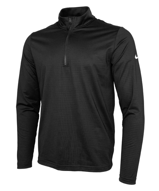 Nike NK395 Nike Dri-FIT Victory half-zip top in Black/White