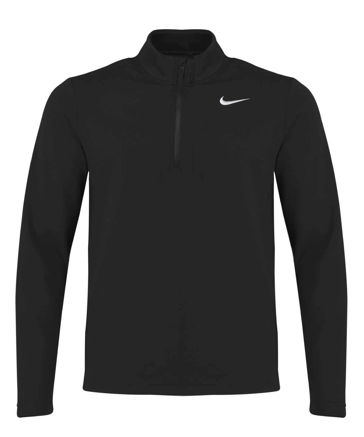 Nike NK396 Nike Dri-FIT Victory Therma Flex half-zip top in Black/Black/White