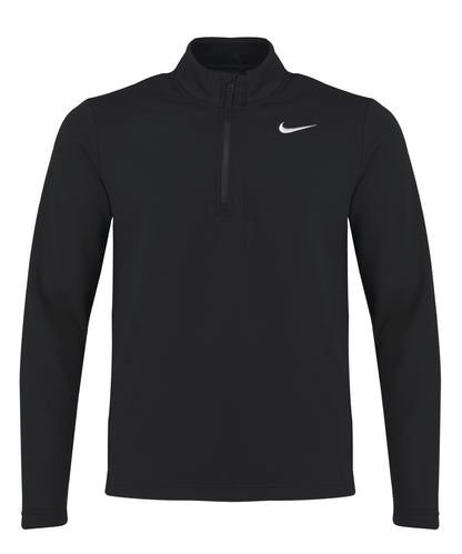 Nike NK396 Nike Dri-FIT Victory Therma Flex half-zip top in Black/Black/White