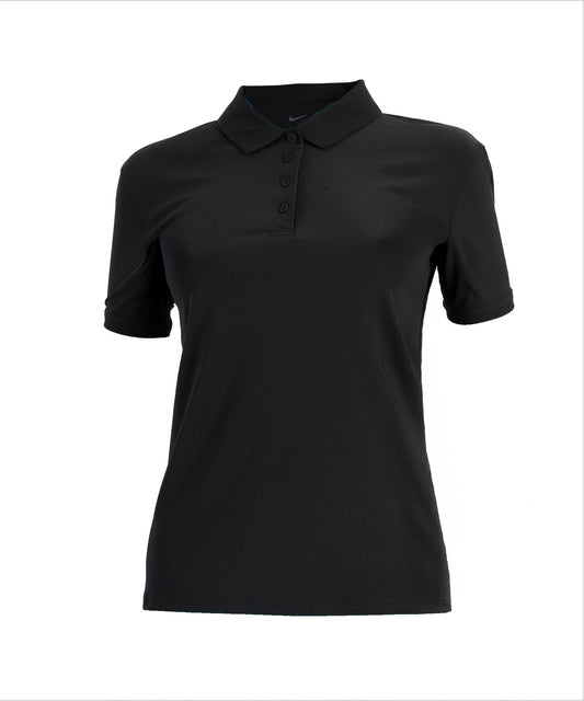 Nike NK421 Women’s Nike Dri-FIT Victory short sleeve polo in Black/White