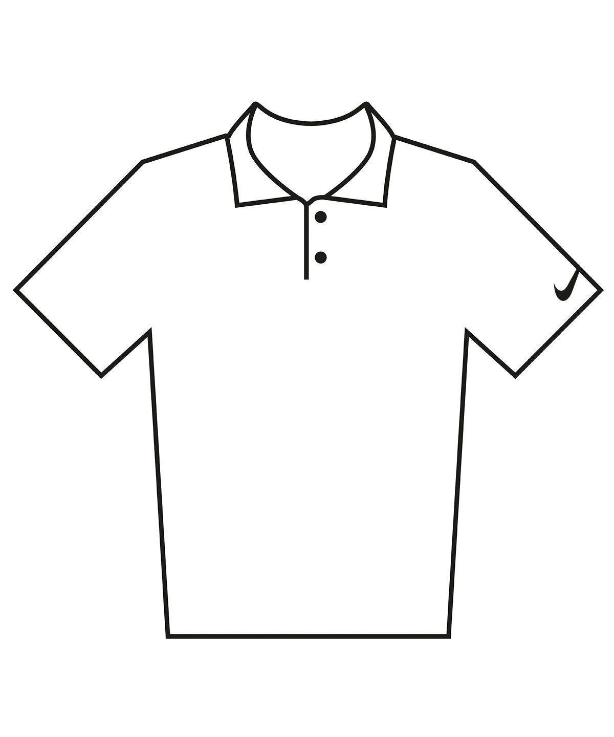 Nike NK430 Velocity solid polo in White/Black