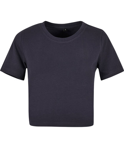 New Morning Studios NM006 Women’s cropped tee in Navy