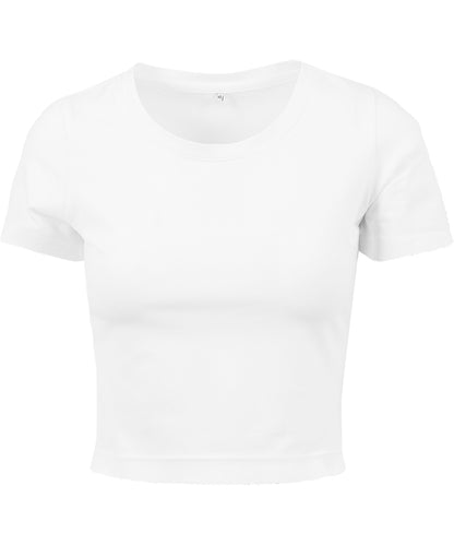 New Morning Studios NM006 Women’s cropped tee in White