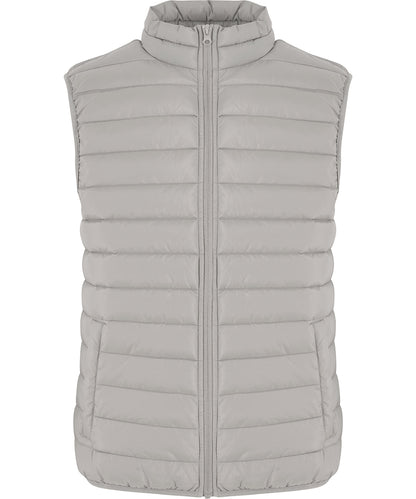 New Morning Studios NM033 Light puffer vest in Light Asphalt