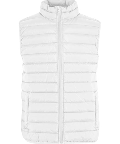 New Morning Studios NM033 Light puffer vest in White