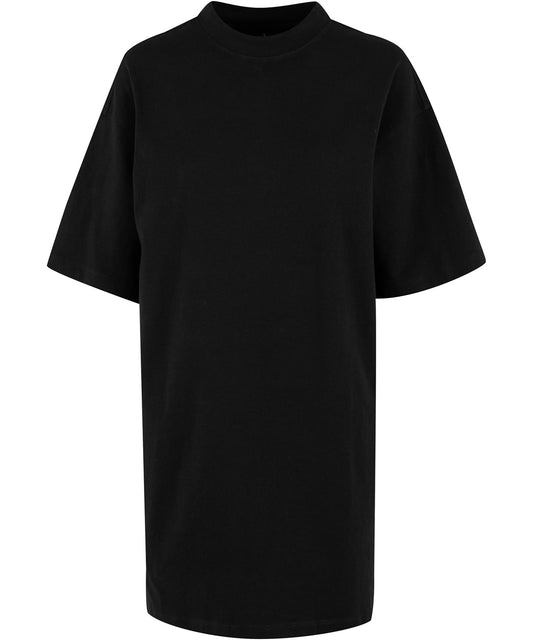 New Morning Studios NM046 Women’s heavy oversized tee dress in Black