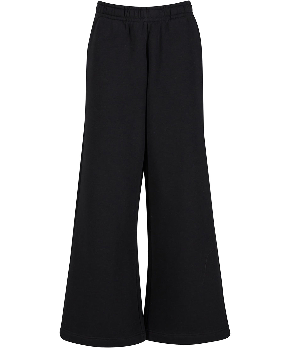 New Morning Studios NM048 Women’s wide-leg sweatpants in Black