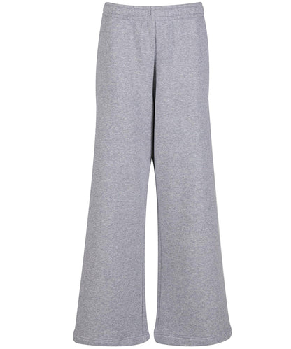 New Morning Studios NM048 Women’s wide-leg sweatpants in Heather Grey