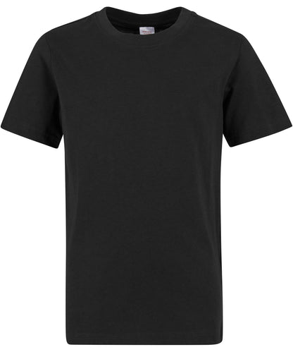 New Morning Studios NM38B Kids basic regular fit tee in Black