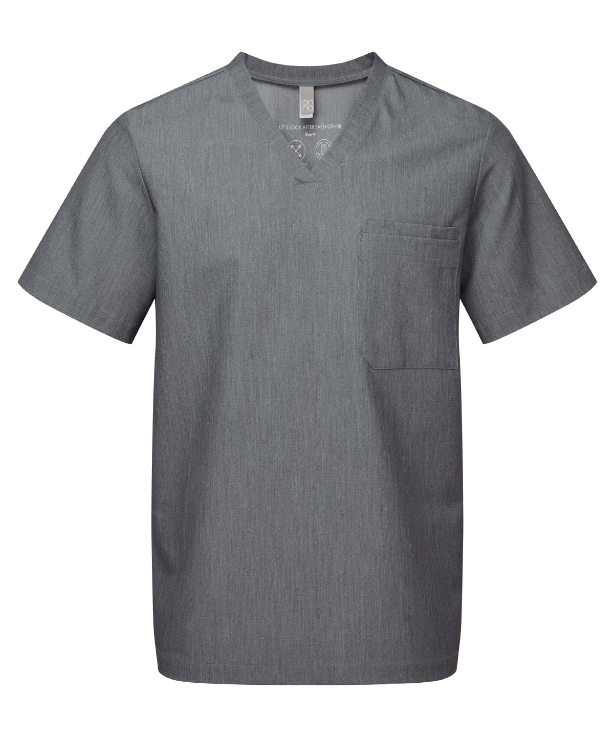 Onna by Premier NN200 Limitless Onna-stretch tunic in Dynamo Grey