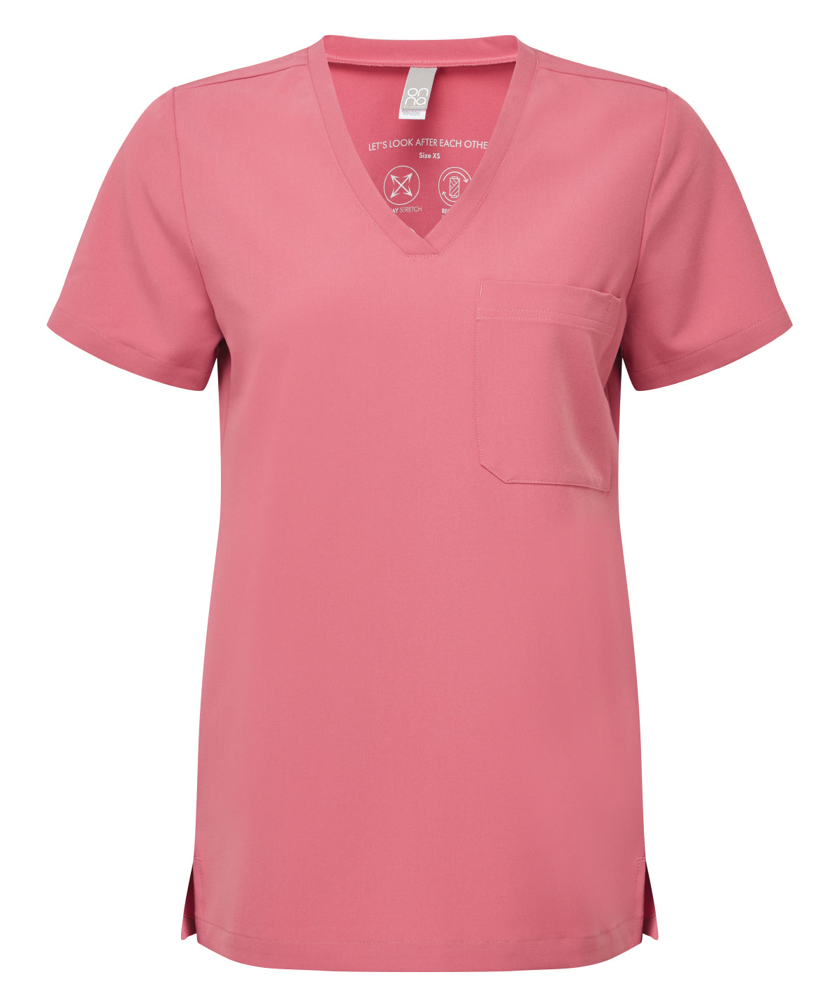 Onna by Premier NN300 Women’s Limitless Onna-stretch tunic in Calm Pink