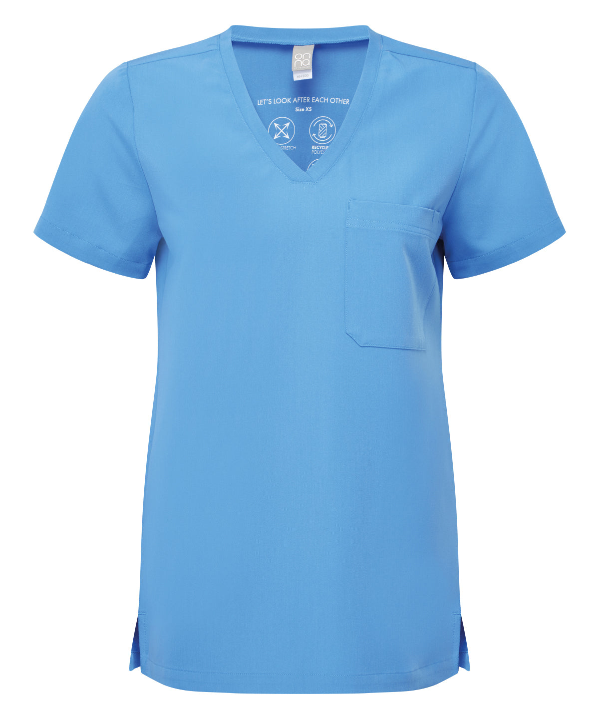 Onna by Premier NN300 Women’s Limitless Onna-stretch tunic in Ceil Blue