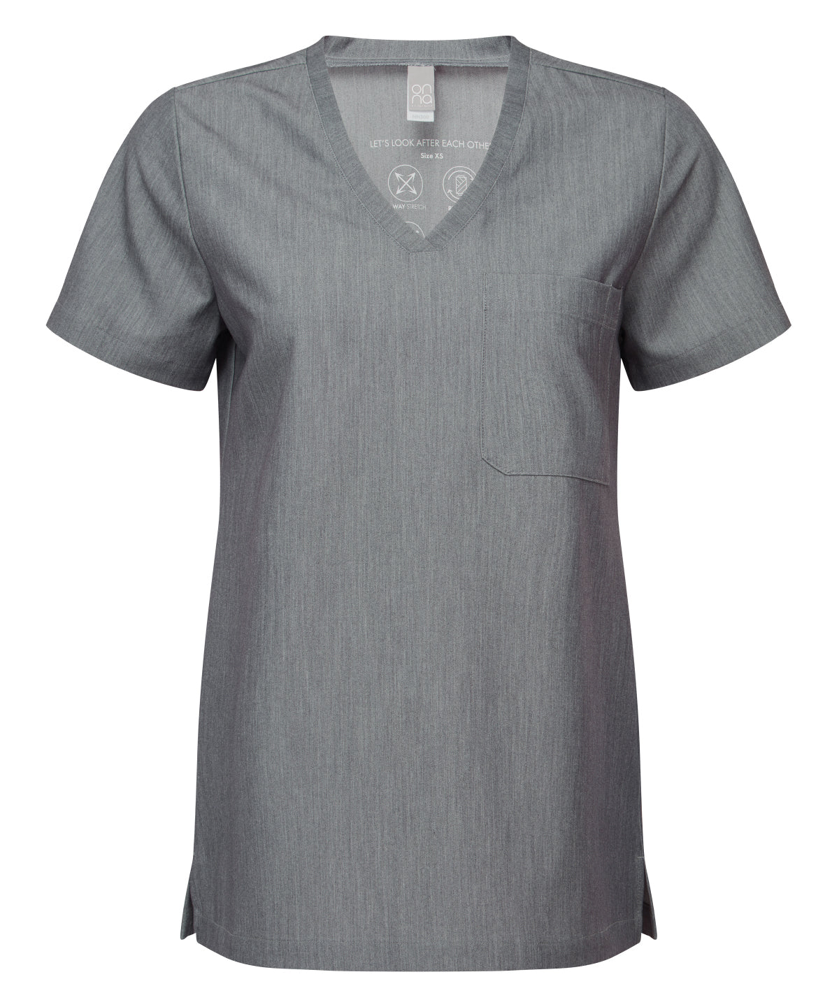 Onna by Premier NN300 Women’s Limitless Onna-stretch tunic in Dynamo Grey