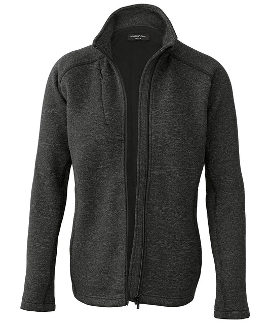 Nimbus NP08F Women’s Montana – knitted fleece jacket in Dark Grey Melange