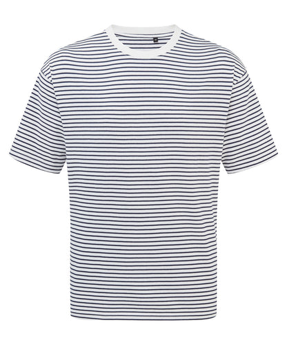 Premier PR020 ‘Utility 2.0’ oversized t-shirt in Navy/White Stripe
