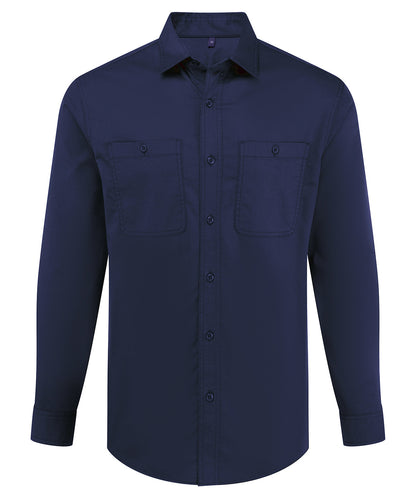 Premier PR021 ‘Utility 2.0’ service shirt in Stay Navy