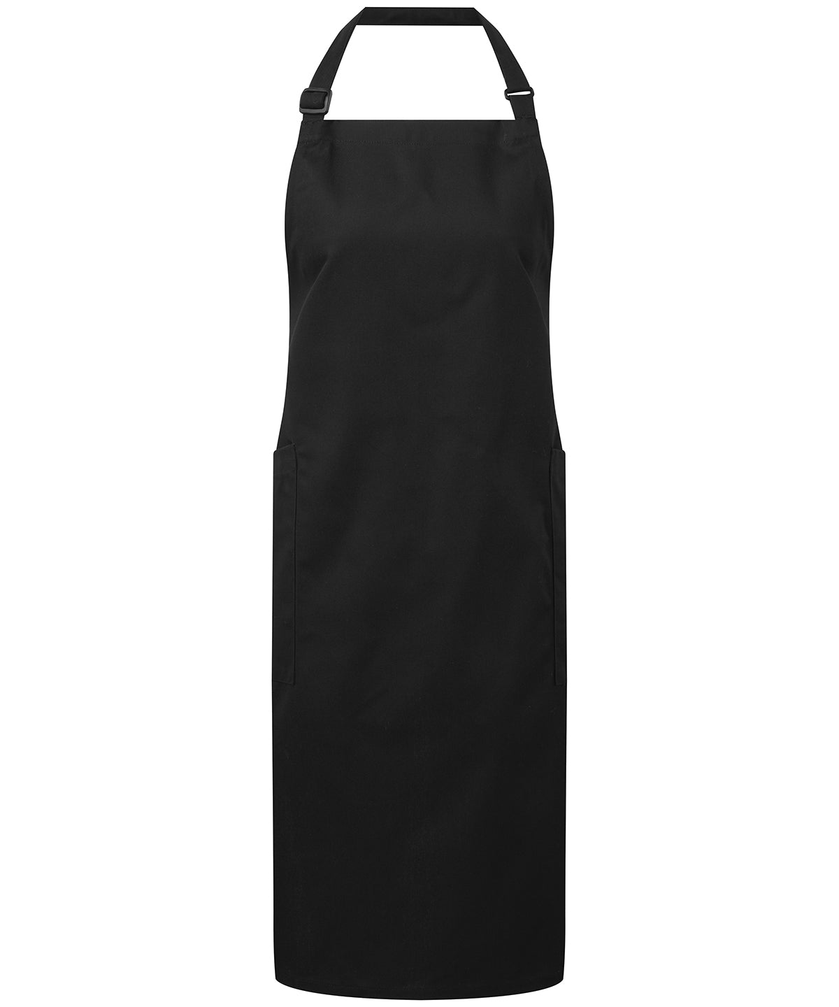 Premier PR120 Recycled Polyester & Organic Cotton Apron in Black