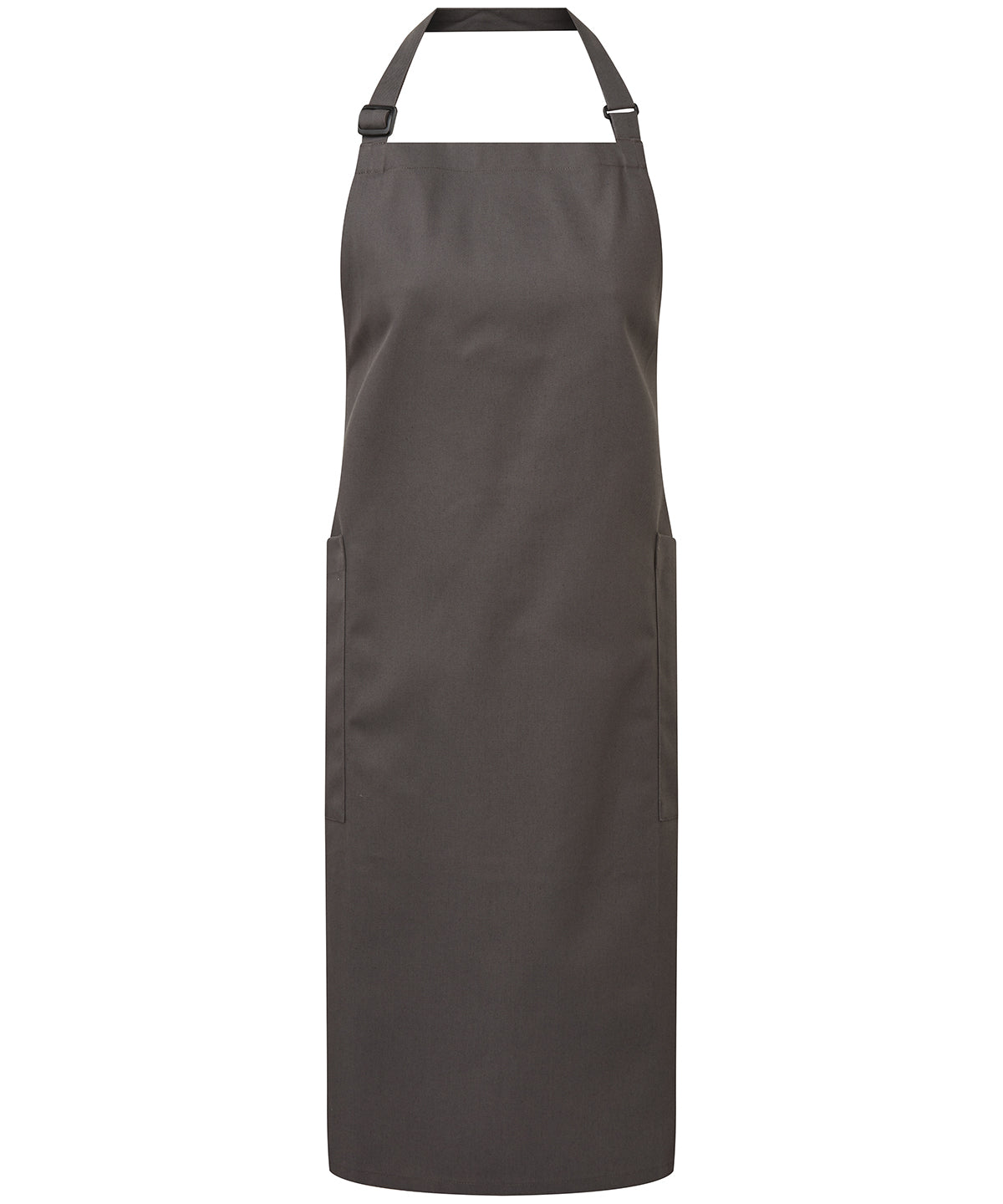 Premier PR120 Recycled Polyester & Organic Cotton Apron in Dark Grey