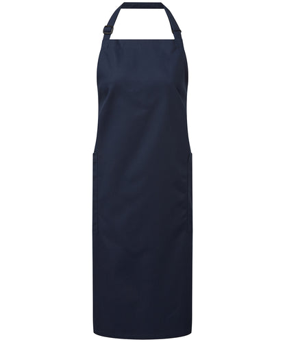 Premier PR120 Recycled Polyester & Organic Cotton Apron in Navy