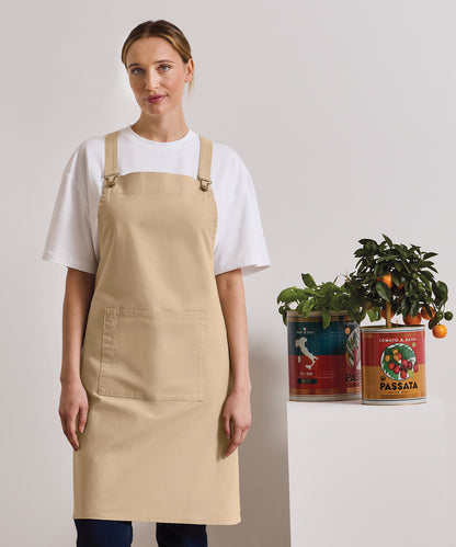 Premier PR129 Cross back 'barista' bib apron