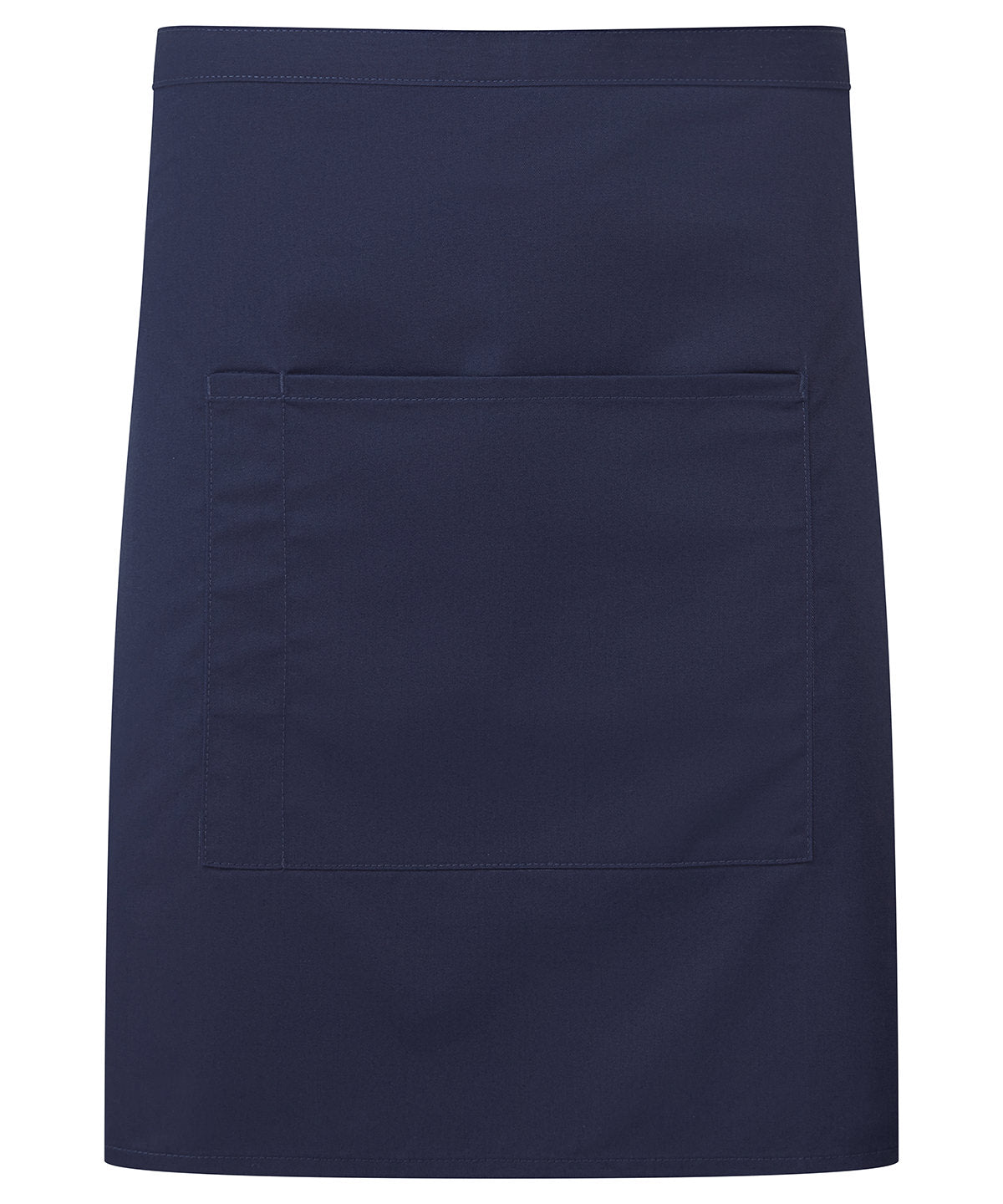 Premier PR141 ‘Colours collection’ mid-length pocket apron in Navy