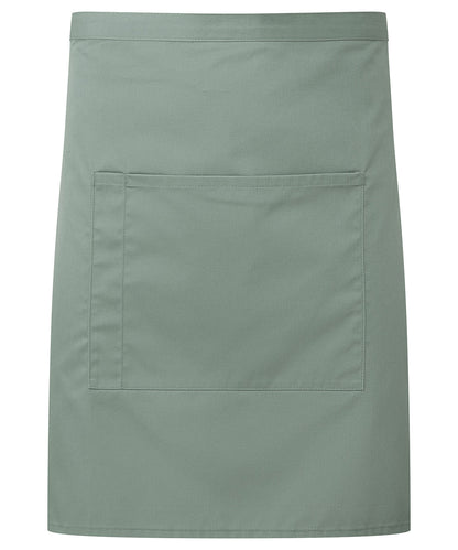 Premier PR141 ‘Colours collection’ mid-length pocket apron in Sage