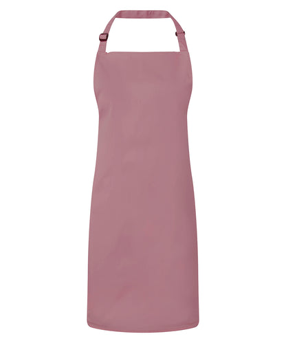 Premier PR150 Colours bib apron in Rose