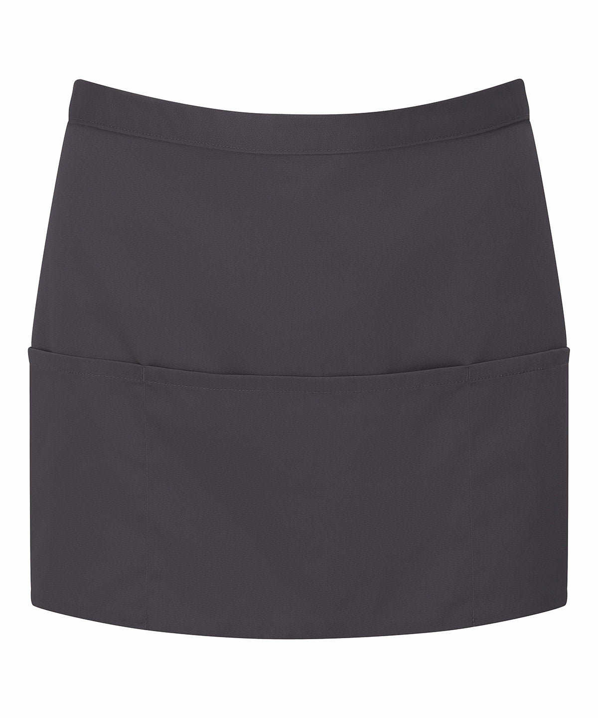 Premier PR155 Colours 3-pocket apron in Charcoal