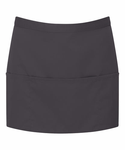 Premier PR155 Colours 3-pocket apron in Charcoal