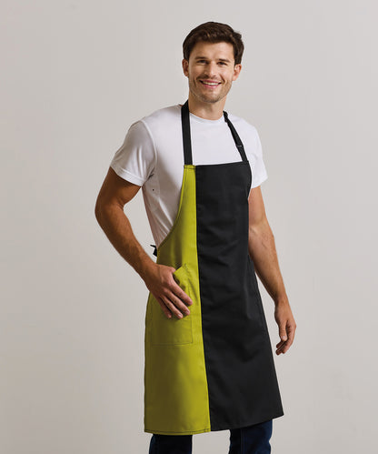Premier PR162 Contrast bib apron