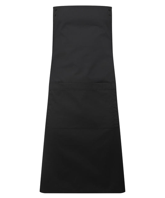 Premier PR190 ‘Swap & Pop’ Customisable Apron – Body in Black