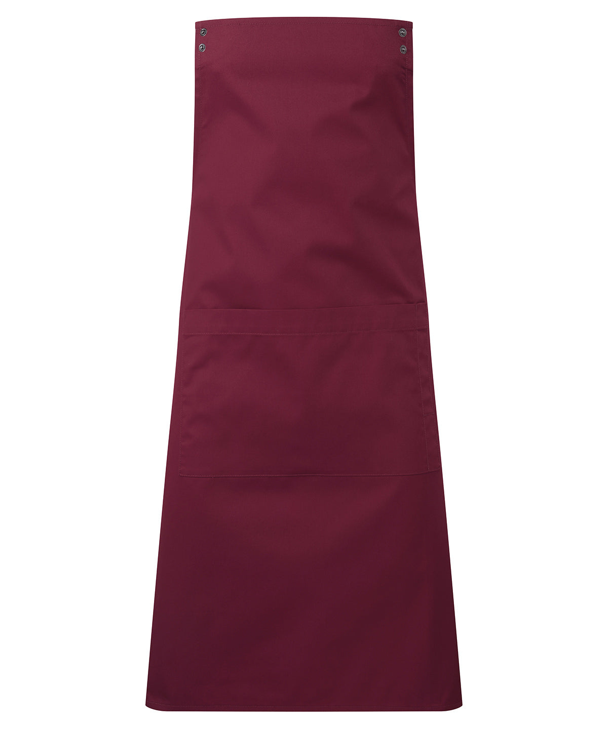 Premier PR190 ‘Swap & Pop’ Customisable Apron – Body in Burgundy