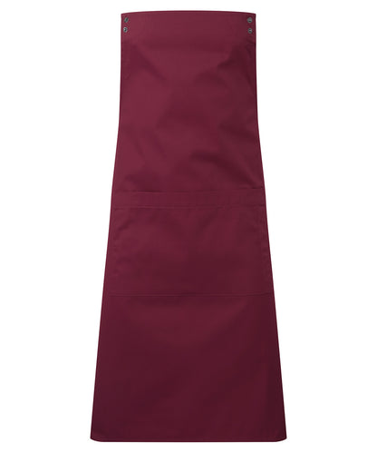 Premier PR190 ‘Swap & Pop’ Customisable Apron – Body in Burgundy